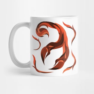 Scorpio Zodiac Sign - Orange Mug